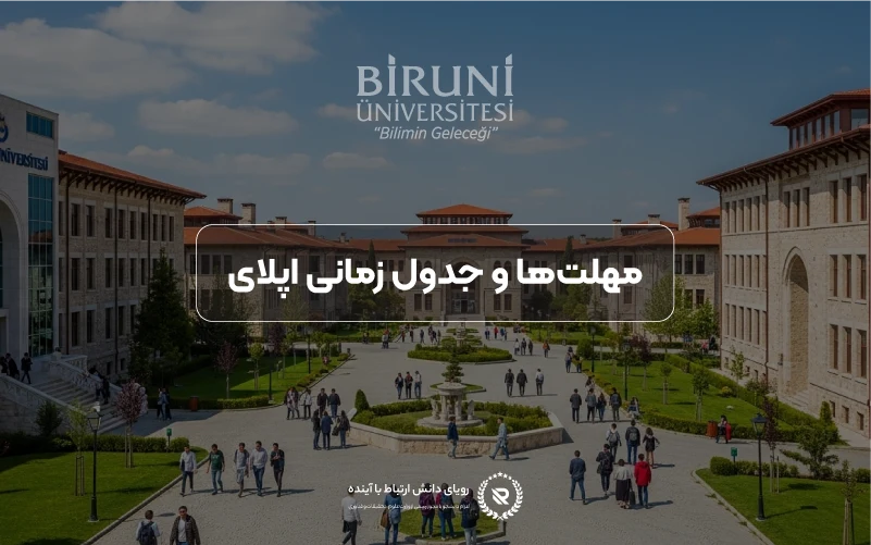 ددلاینها و تقویم زمانی پذیرش دانشگاه بیرونی