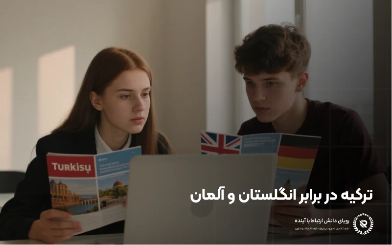 ترکیه در برابر انگلستان و آلمان