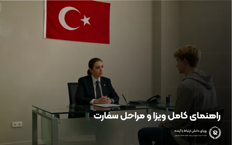 ویزا، اقامت تحصیلی و مراحل سفارت در ترکیه