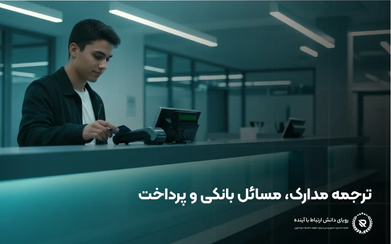 ترجمه مدارک، مسائل بانکی و پرداخت برای دانشجویان ایرانی